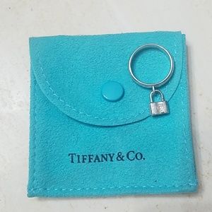 Tiffany & Co sterling silver padlock ring